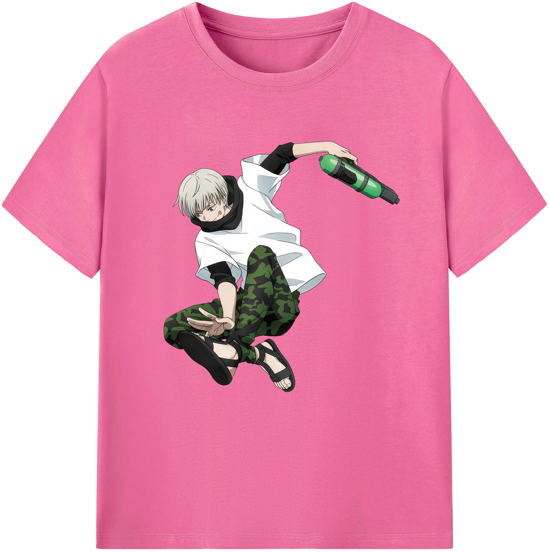 （画像用） 呪術廻戦 Jujutsu Kaisen レディースカジュアルプリントTシャツ（綿100％）